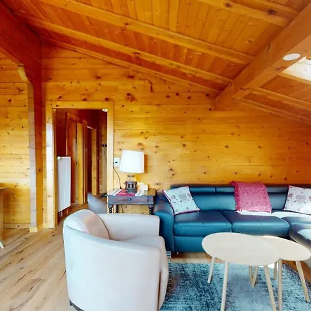 With Spectacular View Of The Peaks Crans-Montana