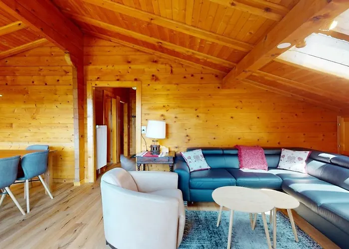 With Spectacular View Of The Peaks Кран-Монтана