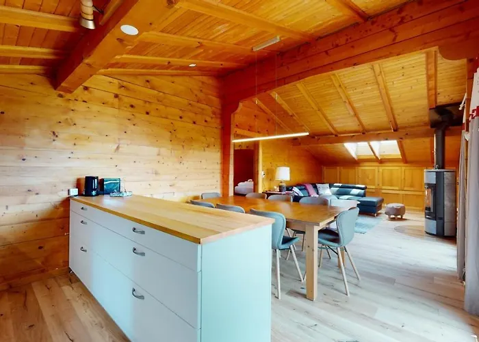 With Spectacular View Of The Peaks