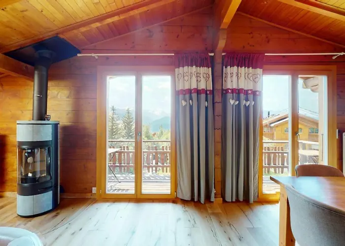 With Spectacular View Of The Peaks